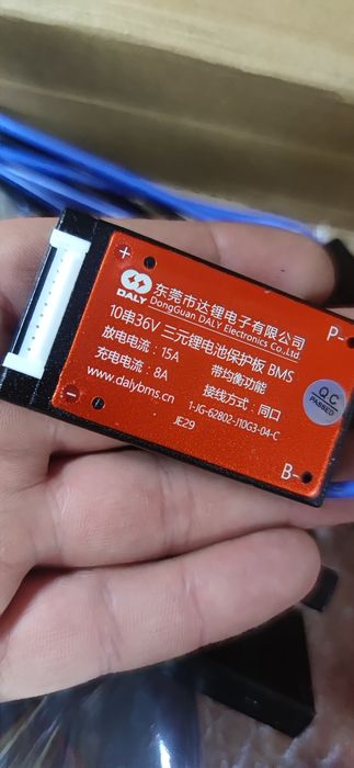 BMS Daly 10s 36v 15a, бмс Дали 10s 15 ампер, бмс плата