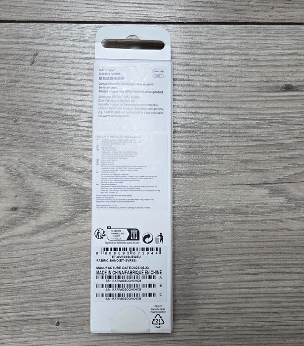 Samsung Fabric Band Oryginalny Pasek Bransoletka do smartwach zegarka