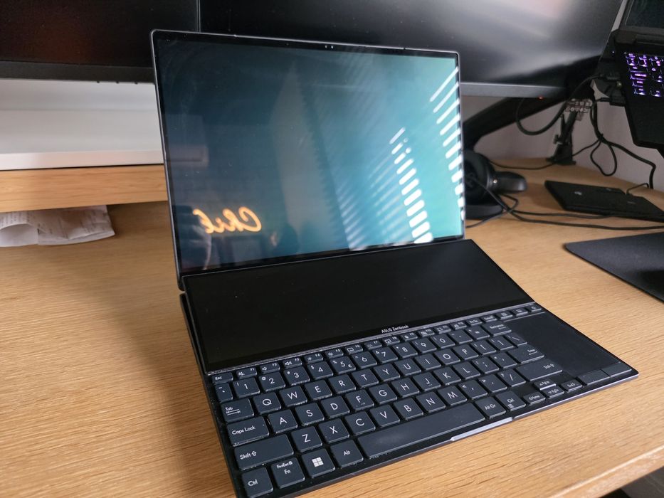 Asus Zenbook Pro 14 Duo OLED jak nowy Intel i9 Geforce RTX 3050 Ti 32 GB RAM dotykowy