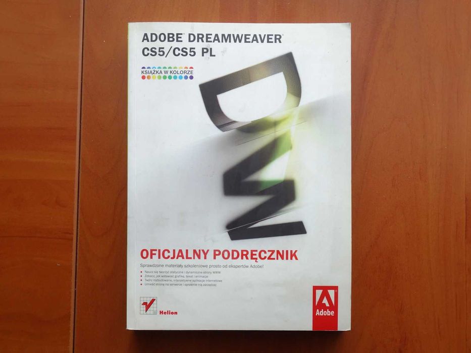 Oprogramowanie Dreamweaver CS5 PL do projektowania stron WWW BOX + klucz + 2 podręczniki | Oryginał |