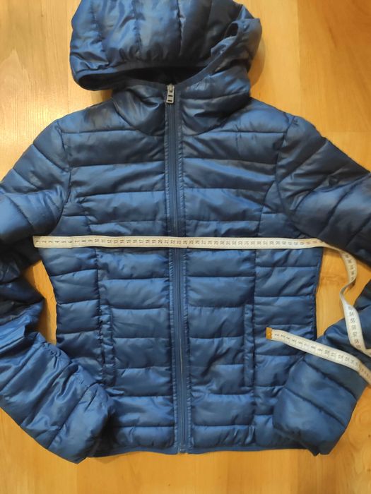 Kurtka pikowana Pull&Bear S granatowa