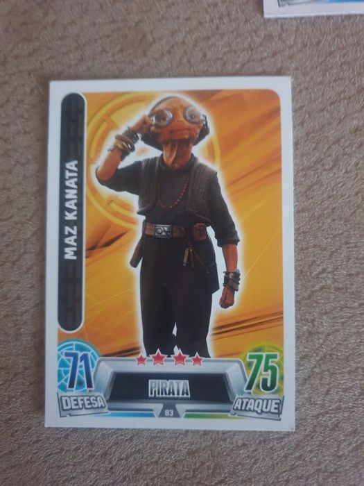 Cartas Star wars attax force