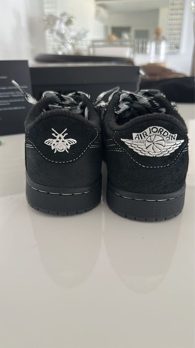 Jordan 1 Low X travis scott Black Phantom 41