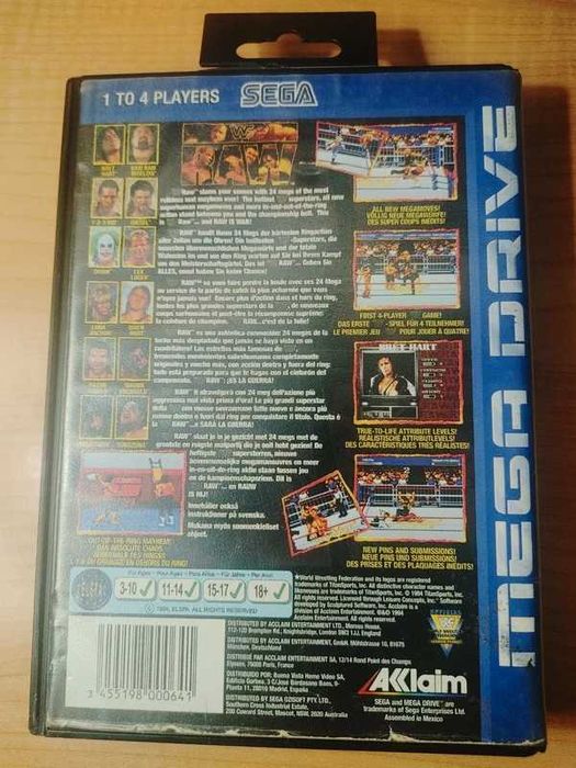 WWF Raw Sega Mega Drive – Original