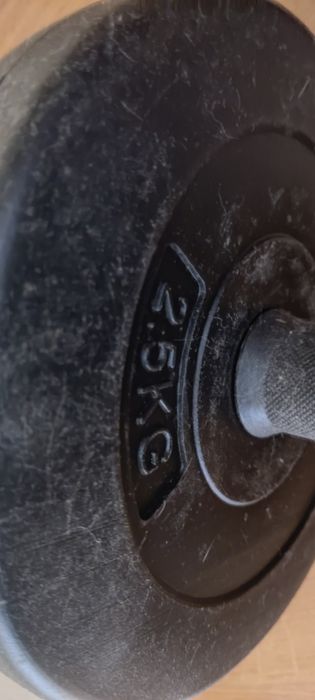 Peso de ginástica para treinar em casa