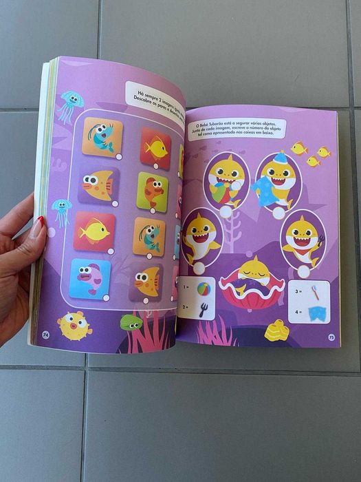 Livro educativo do Baby Shark