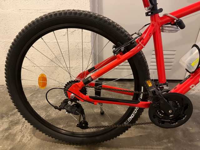Bicicleta BTT de Passeio EXPL 50 Vermelho - 27,5 - L