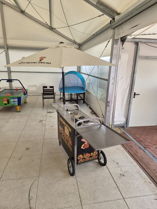 Wózek gastronomiczny zakręcona frytka