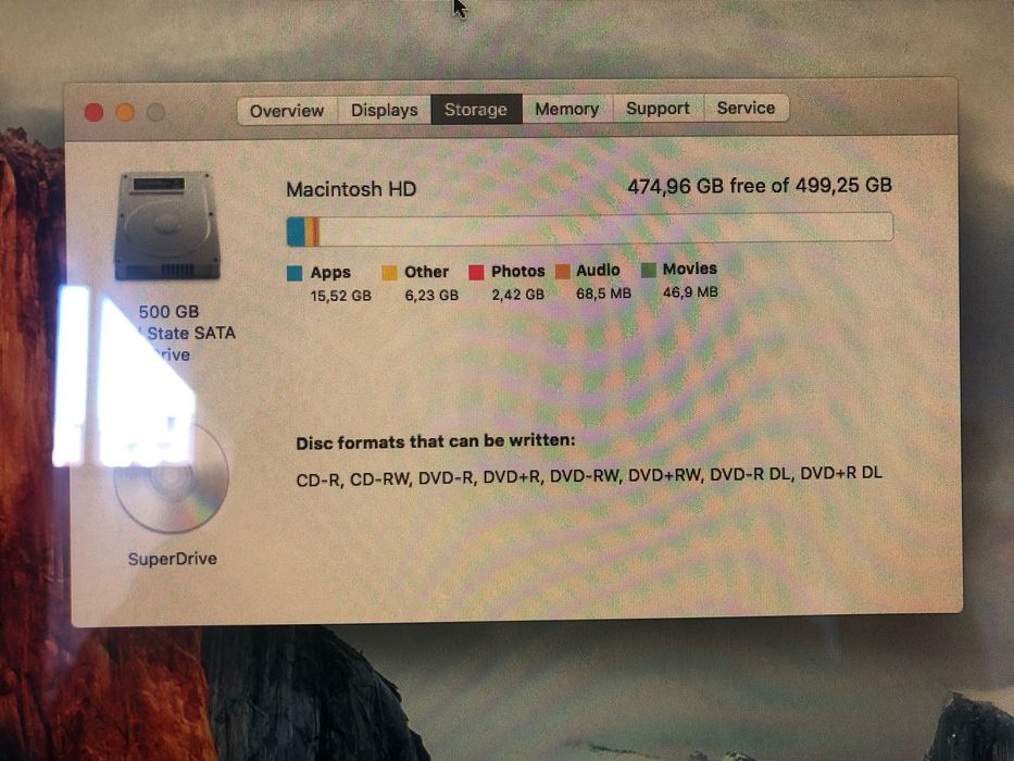 iMac 24" 500GB SSD + 4GB ram