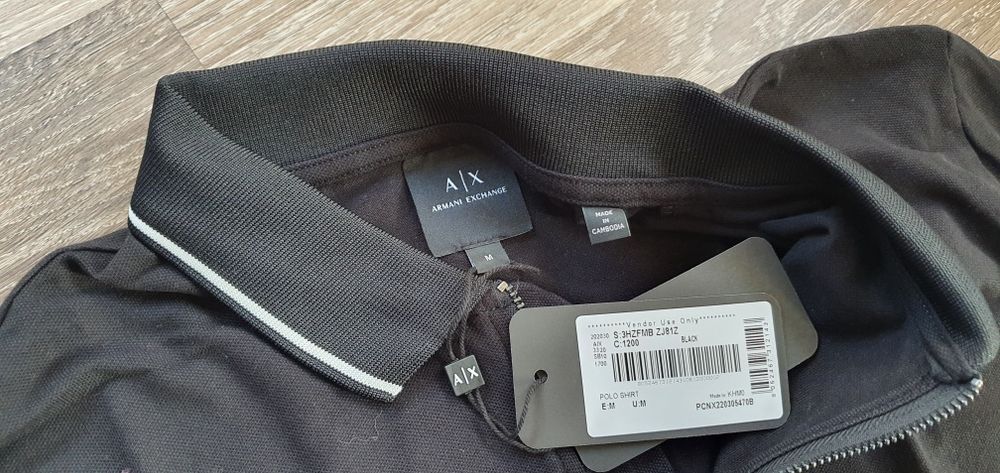 Oryginalna koszulka polo Armani Exchange 200zl