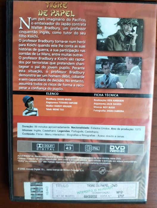 DVD "Tigre de Papel"