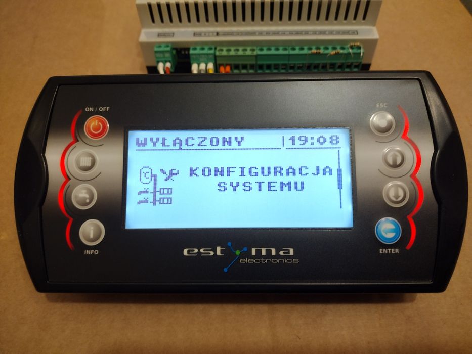 Panel operatorski IGNEO Slim Wyświetlacz sterownika