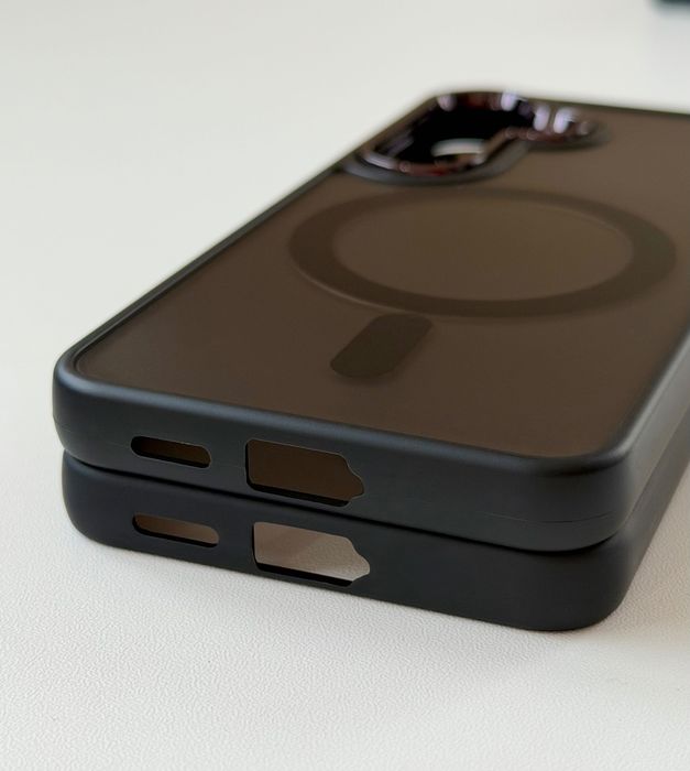 Чохол Space Matte Case with MagSafe для Samsung Galaxy S24/S25 | Чохол-накладка з Магсейф на Самсунг С24/С25 | Протиударний бампер Samsung S24/S25