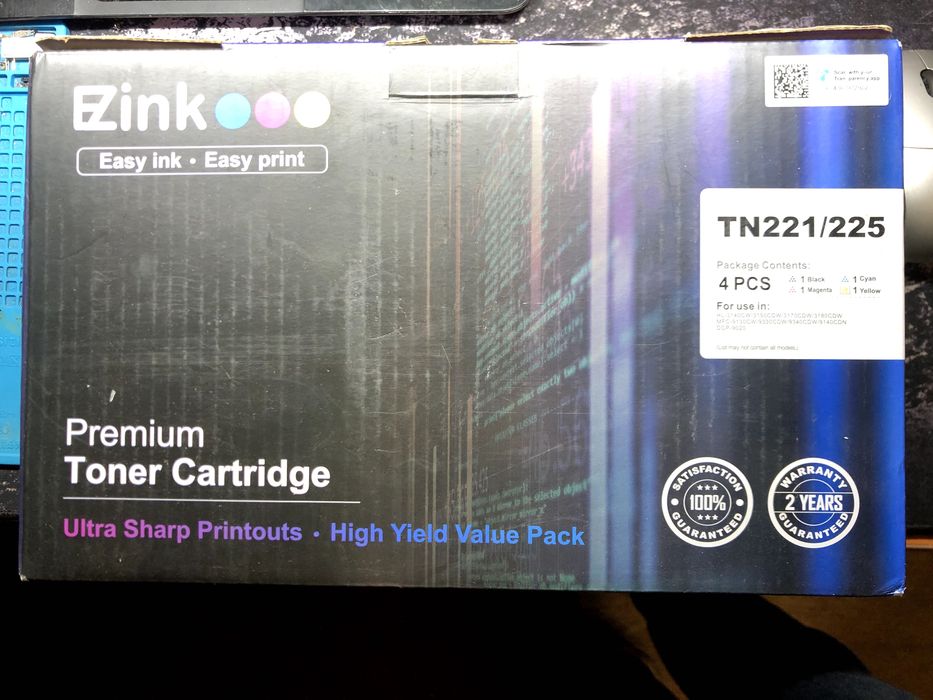 картридж  EZ-INK TN221/225 Premium Toner Cartridge Value Pack.
