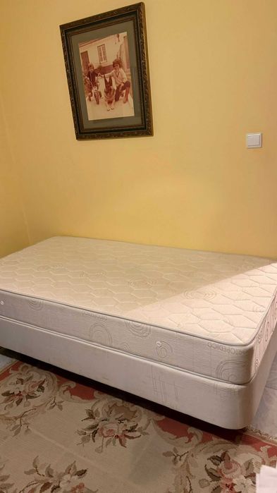 Cama (somier) e colchão novo