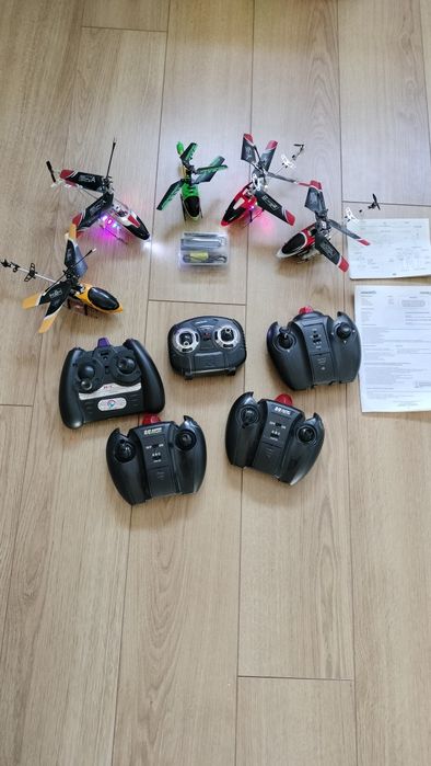 Conjunto de helicópteros RC