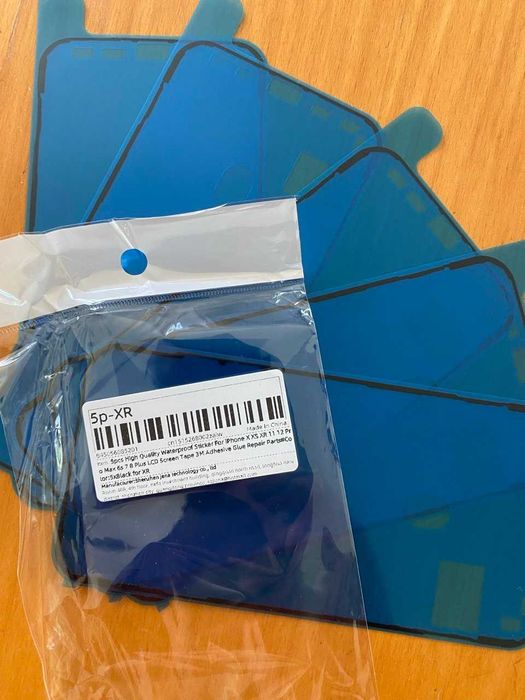 Вологозахисний двосторонній скотч дисплея iPhone XR 5 шт.