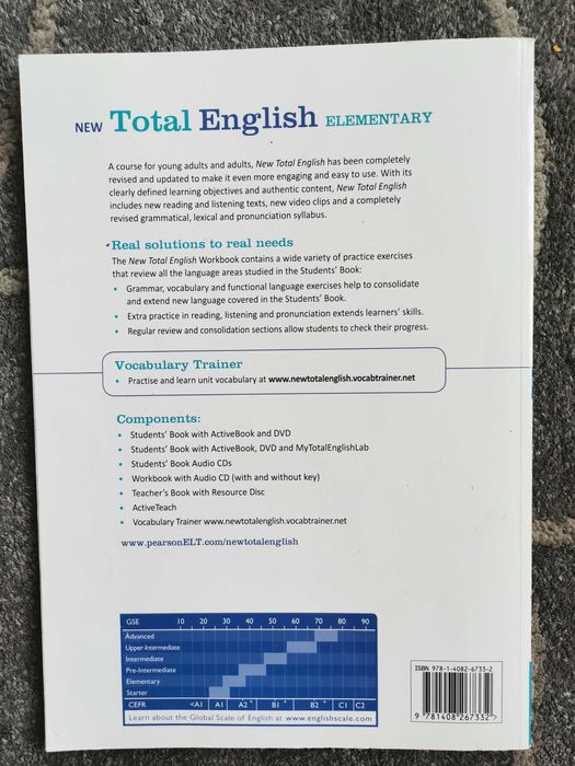 Total English Elementary Pearson, workbook