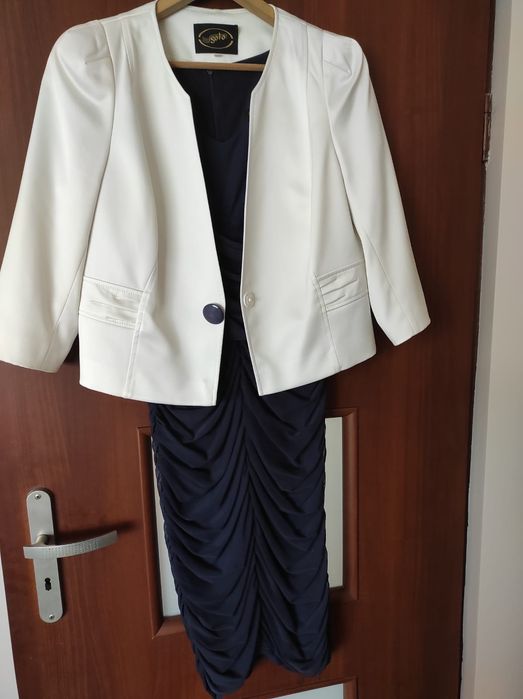 Sukienka z marynarka r 44, stan bardzo dobry