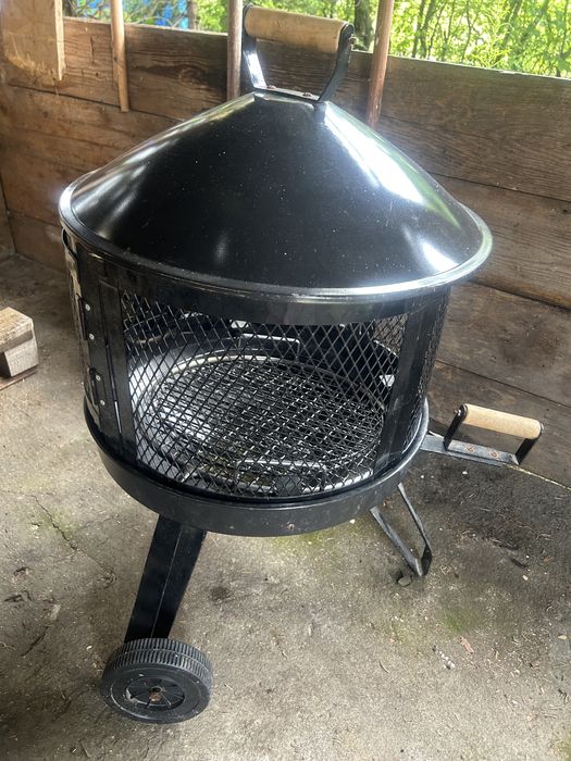 Kominek tarasowy ogrodowy grill