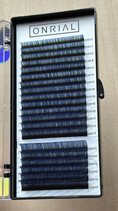 Кольорові вії для нарощування | MIX | розпродаж матеріалів