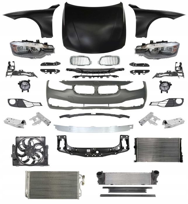 BMW F30 F31 капот бмв  запчасть разбор детали запчасть ф30 ф31 деталь