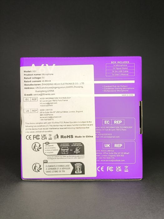 ‼️Fifine A6V Ampligame - USB мікрофон для ПК + Гарантія 6 місяців
