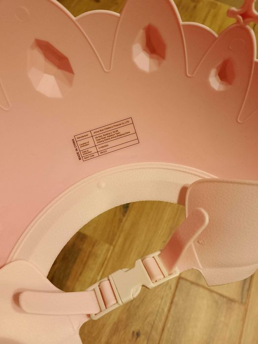 Czapka pod prysznic różowa korona