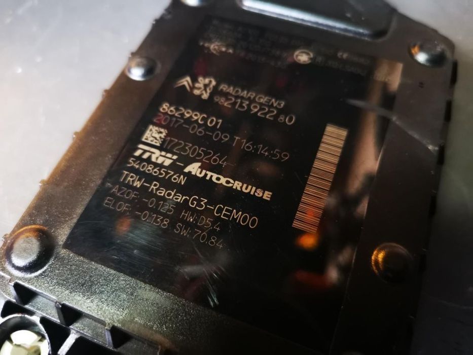 PEUGEOT 3008 / 5008 CITROEN C4 PICASSO SENSOR RADAR - Z223