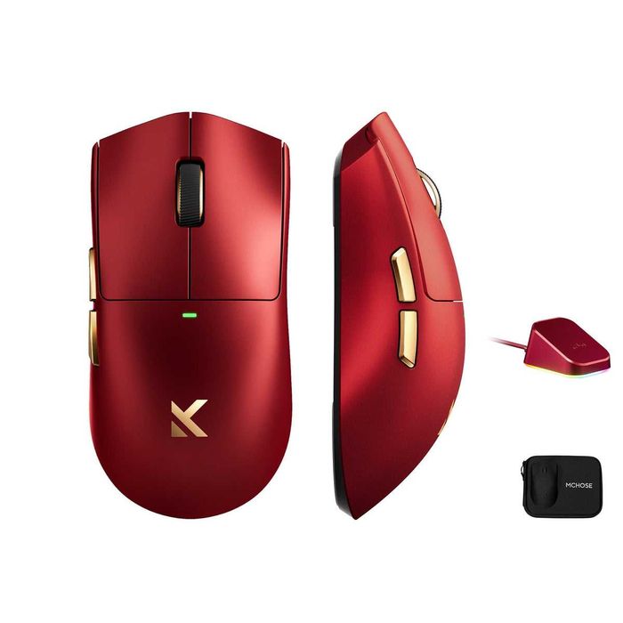 ‼️NEW‼️Mchose K7 Ultra Iron Red 8k мышка с док-станцией‼️Гарантия‼️