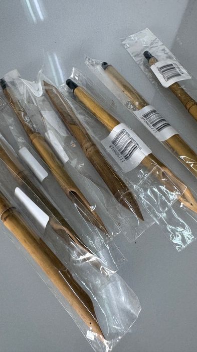 7 Canas de caligrafia de Bambu (Kalam, Qalam)