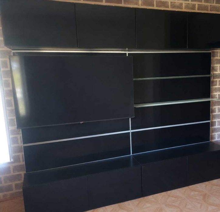 Móvel Preto Sala IKEA