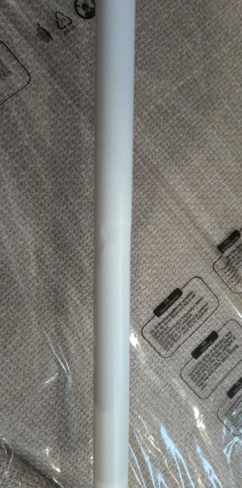 Stolik kawowy owalny z koszem z tkaniny 45x100x55 cm