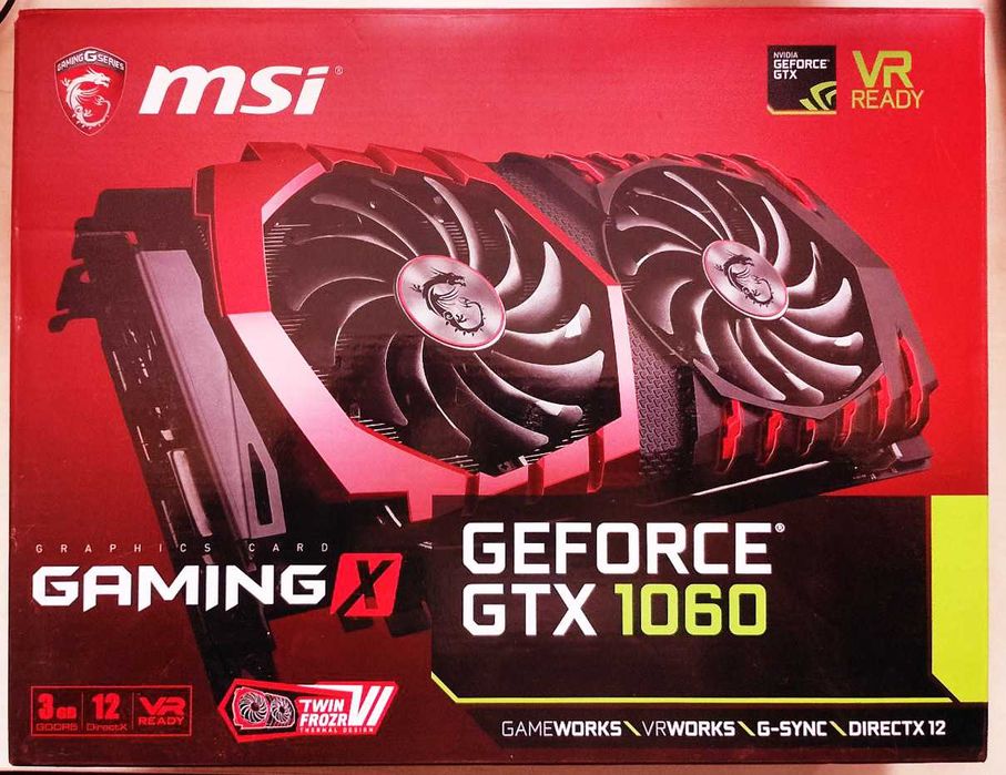 GTX 1060 3gb MSI Gaming X
