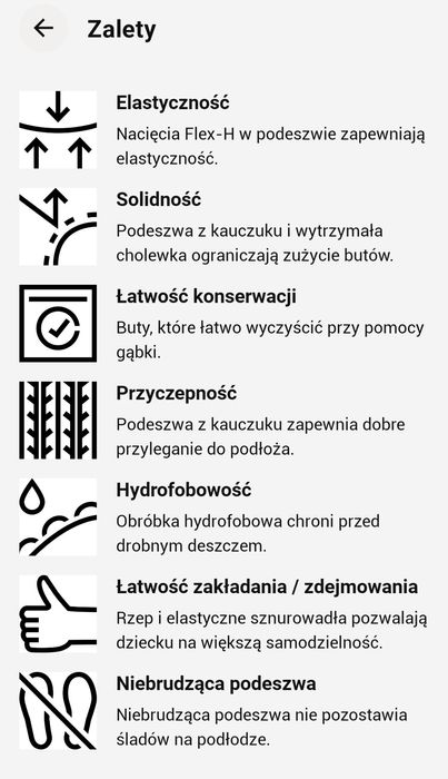 Buty sportowe dla dzieci rozmiar 33 marki Newfeel PW 100