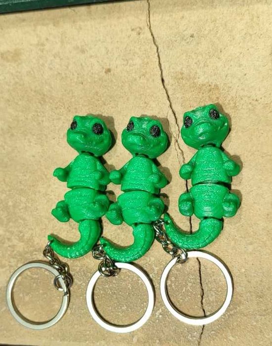 Porta Chaves Crocodilo 3D