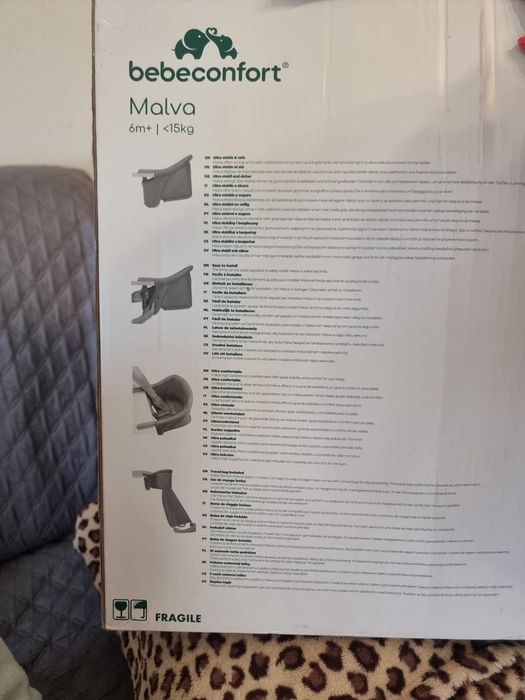 Cadeira de bebé para mesa