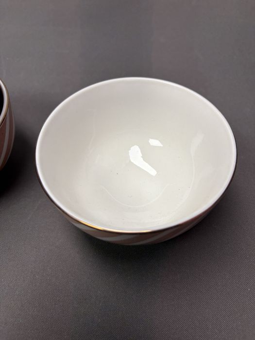 Miseczki ceramiczne w paski 3szt