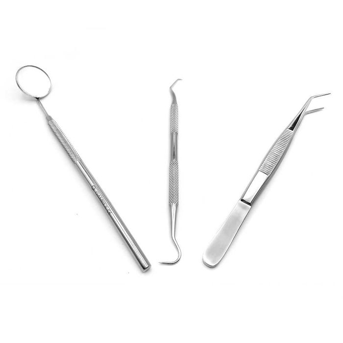 Kit de Diagnóstico de Medicina Dentária – Conjunto em Aço Inoxidável