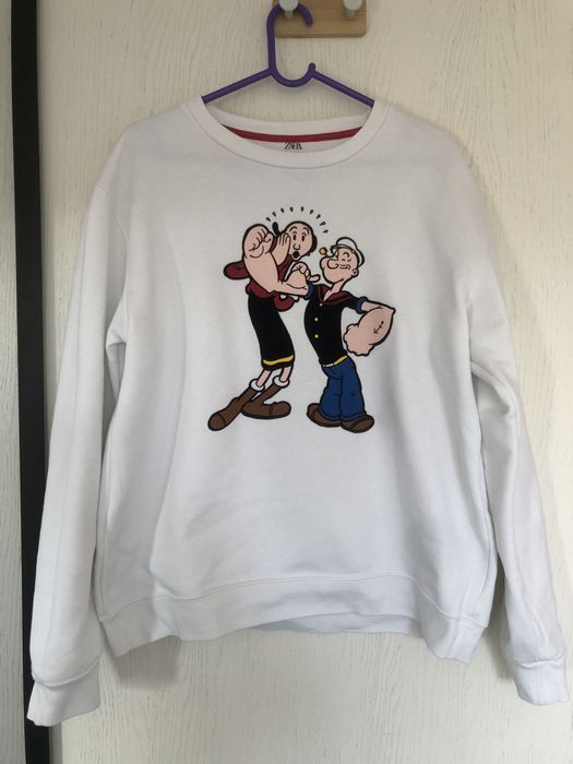 Biała bluza zara