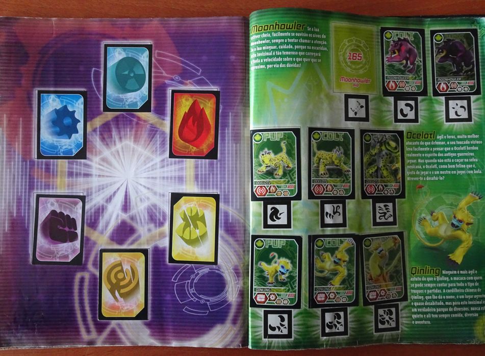 Cadernetas Invizimals  da Panini