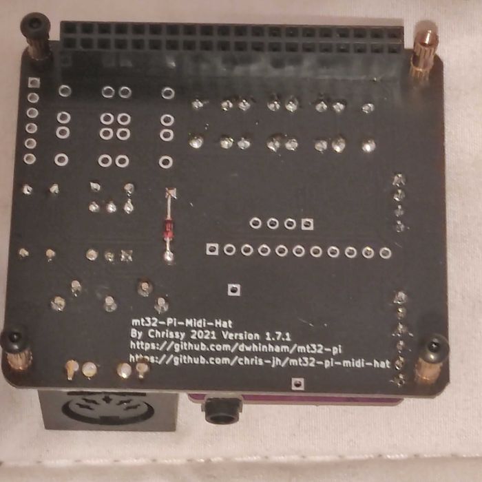 MT32-pi Hat Emulador Sintetizador Roland NOVO