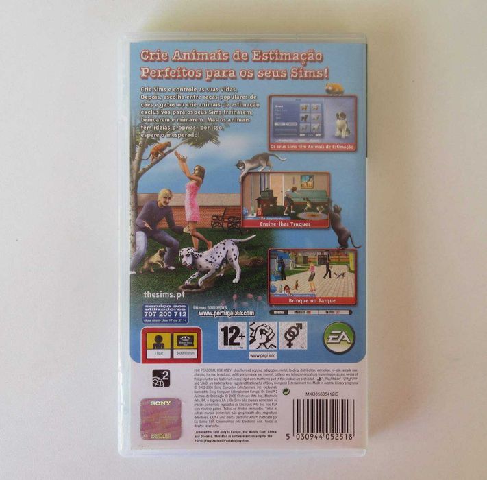 PSP - Os Sims 2 Animais De Estimação