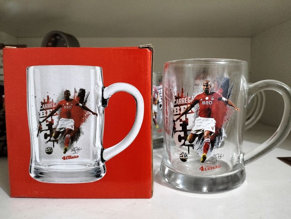 Coleção 12 canecas do Benfica época 14/15