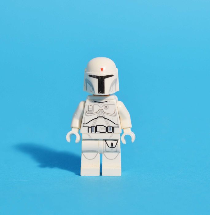 Boba Fett White -Figurka LEGO Star Wars -  sw0631