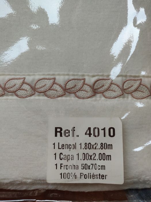 Conjunto de lençóis térmicos novo