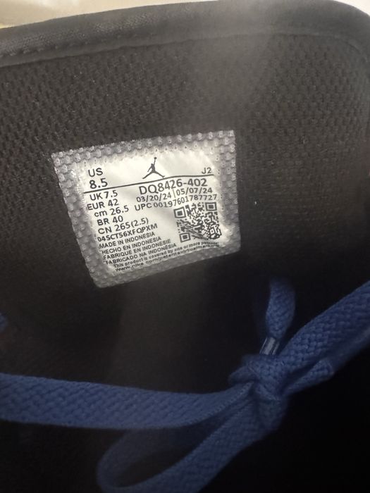 Air Jordan 1 MID Game Royal Azul Preto e Branco
