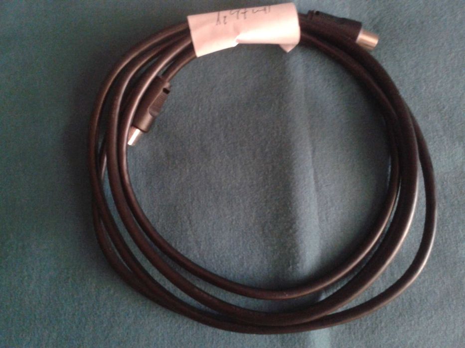 CABO coaxial-de antena, 2,7 mt c.terminais de antena TV+oferta