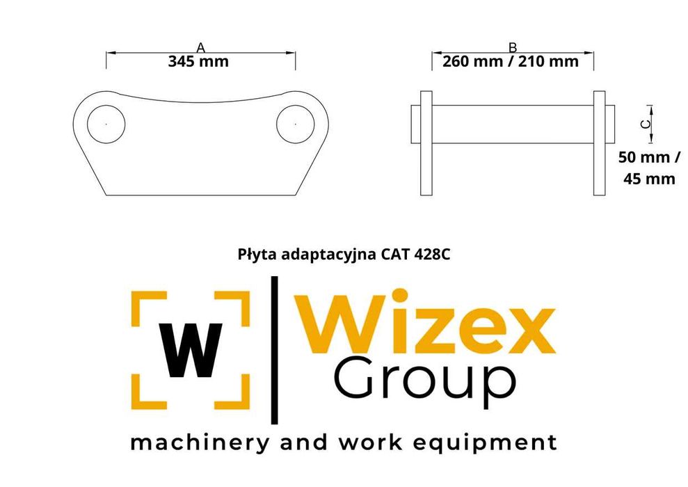 Płyta adaptacyjna CAT 428C