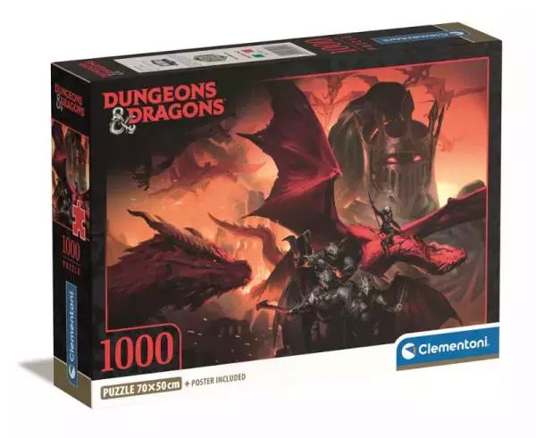 Clementoni Puzzle 1000el Dungeons & Dragons 39914. Clementoni